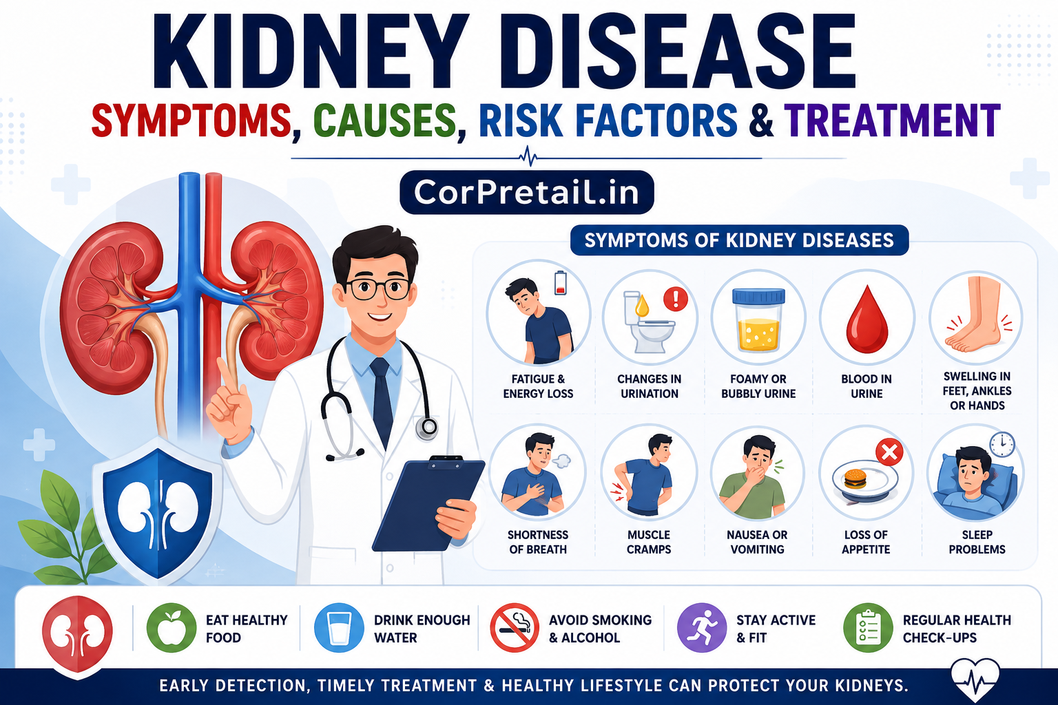 Kidney Disease: Symptoms, Causes, Risk Factors & Treatment